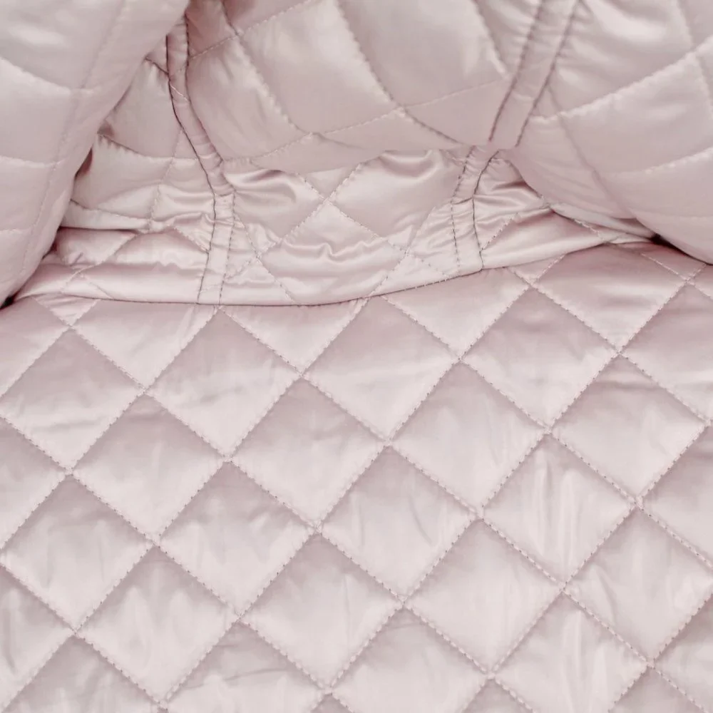 NWT Kate Spade Hooded Faux Fur Quilt Jacket